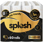 Splesh Toilet Roll Signature Scented 60 Rolls|Quilted 3-Ply Soft Toilet Paper