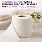 Splesh Toilet Roll Soft & Quilted 3-Ply Lavender Scented Toilet Tissue, 60 Rolls