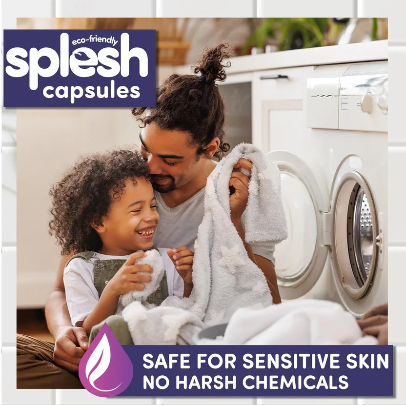 Splesh Xtra Stain Removal 3in1 Laundry Capsules, 5 Months Supply Bulk Buy 140 Washes