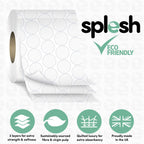 Splesh Toilet Roll Soft & Quilted 3-Ply Lavender Scented Toilet Tissue, 12 Rolls