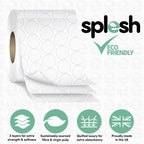 Splesh Toilet Roll Soft & Quilted 3-Ply AloeVera Scented Toilet Tissue, 24 Rolls