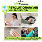Splesh Culina Kitchen Towel 3 Ply Ultra Absorbent Household XL Roll, 15 Rolls