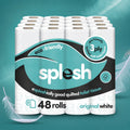 Splesh Toilet Roll Soft & Quilted 3-Ply Original White Toilet Tissue, 48 Rolls