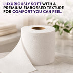 Splesh Quilted Luna Bloom 3-Ply Luxury Scented Toilet Tissue Paper, 60 Rolls