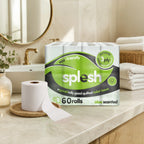 Splesh Toilet Roll Eco-Friendly, Soft & Quilted, Aloe Vera, 60 Rolls