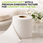 Splesh Toilet Roll Eco-Friendly, Soft & Quilted, Aloe Vera, 60 Rolls