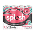 Splesh Quilted Toilet Roll Luxury Watermelon 3-Ply Soft Toilet Paper, 12 Rolls