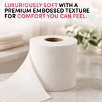 Splesh Quilted Toilet Roll Luxury Watermelon 3-Ply Soft Toilet Paper, 60 Rolls